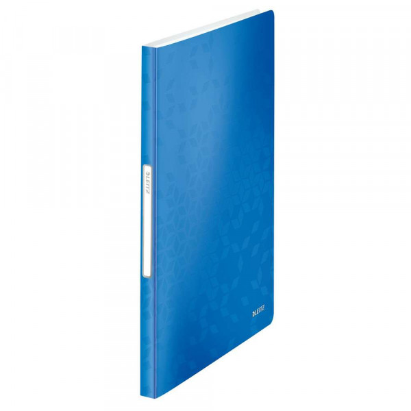 Sichtbuch, blau-metallic, mit 40 Hüllen