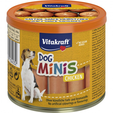 Hunde-Snack Dog Minis Huhn, Würstchen