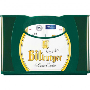 Pilsener Bier 0,0%, alkoholfrei (4x Träger in der Kiste zu je 6x 0,330 Liter)