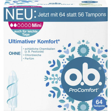 ProComfort Tampons, Mini