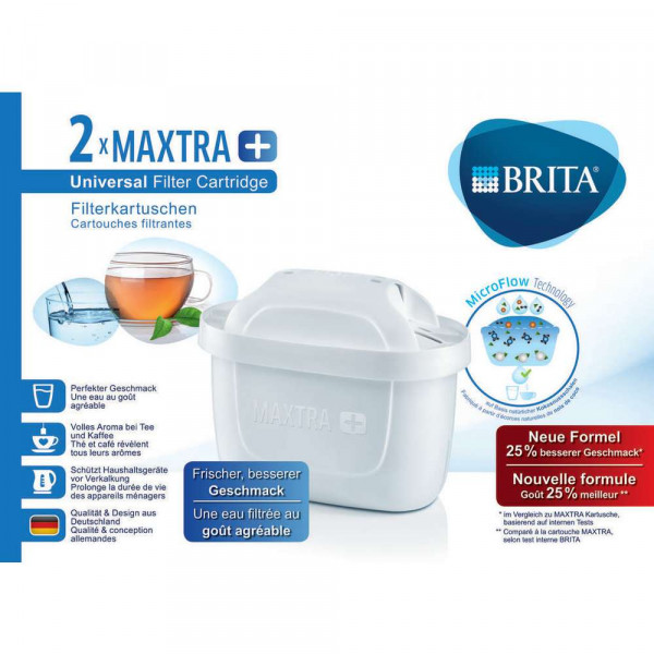Wasserfilter-Kartusche Maxtra +, Doppelpack