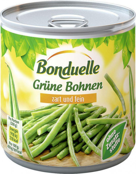 Grüne Bohnen, zart & fein (6 x 0.22 Kilogramm)