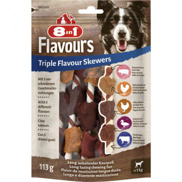 Hunde-Snack Triple Flavour, Spieße