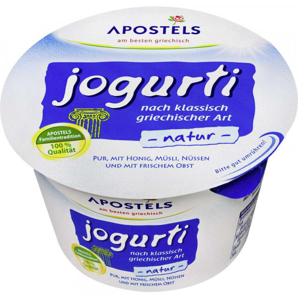 Naturjoghurt Jogurti, griechische Art