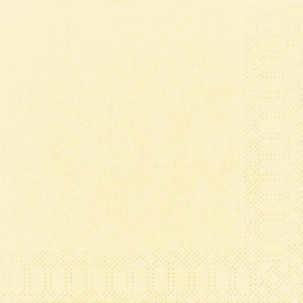 Bio Tissue-Servietten Cream, 33 x 33 cm, 3-lagig