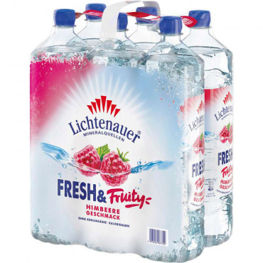 Mineralwasser Freshn Fruity, Himbeer-Geschmack, Naturell (6x 1,500 Liter)