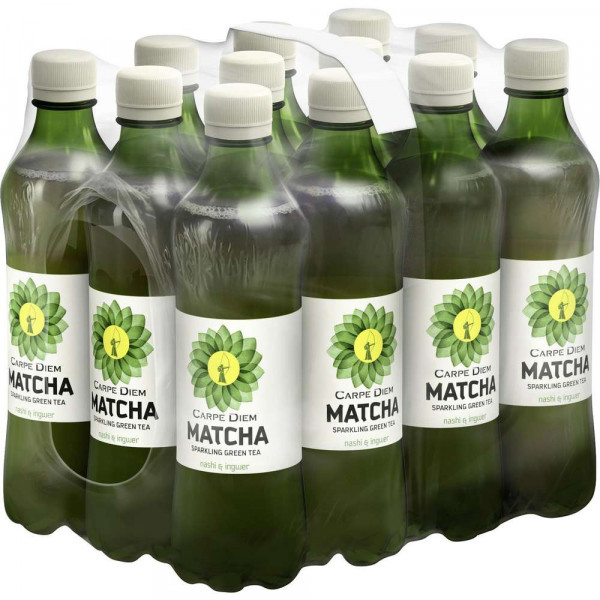 Grüner Tee Matcha, Sparkling Green Tea (12 x 0.5 Liter)