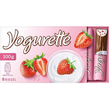 Yogurette Schokoriegel, Erdbeere