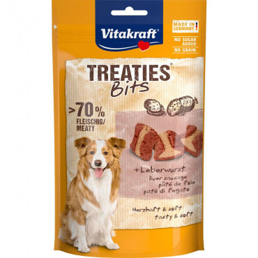 Hunde-Snack Treaties Bits, Leberwurst