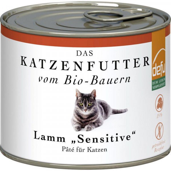 Katzen-Nassfutter Sensitive, Paté Lamm