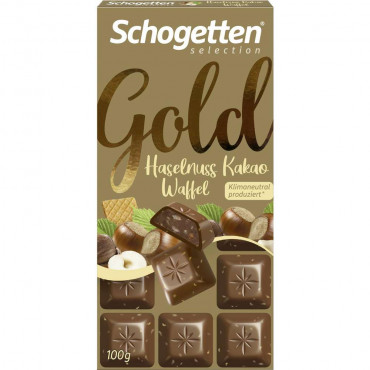 Edelvollmilchschokolade Haselnuss Kakao Waffel Von Schogetten