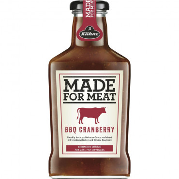 Grillsauce, Made for Meat, Cranberry BBQ