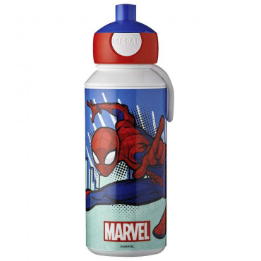 Pop-Up Trinkflasche Spiderman