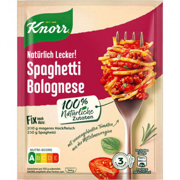Fix-Würzmischung Natürlich Lecker, Spaghetti Bolognese
