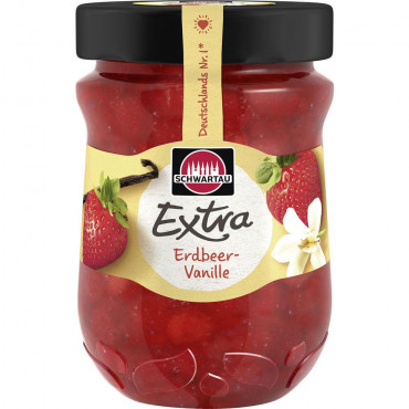 Konfitüre extra, Erdbeer/Vanille