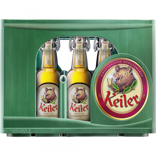 Land-Pilsener Bier 4,9% (20 x 0.5 Liter)