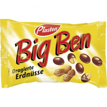 Dragierte Erdnüsse in Milchschokolade mit Zucker-Überzug
