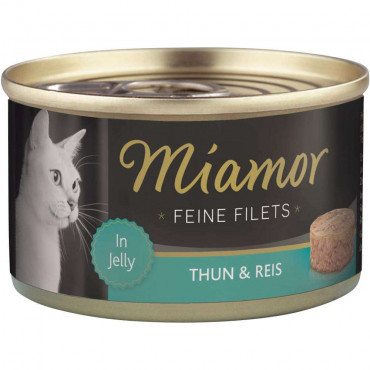 Katzen-Nassfutter Feine Filets, Thunfisch/Reis