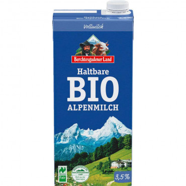 Bio H-Alpenmilch, 3,5% Fett