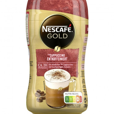 Gold Instant Cappuccino, entkoffeiniert