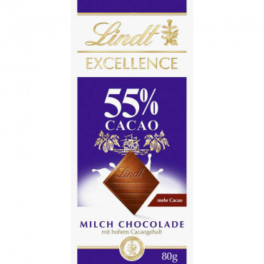 Excellence Tafelschokolade, 55 % Cacao Milchschokolade