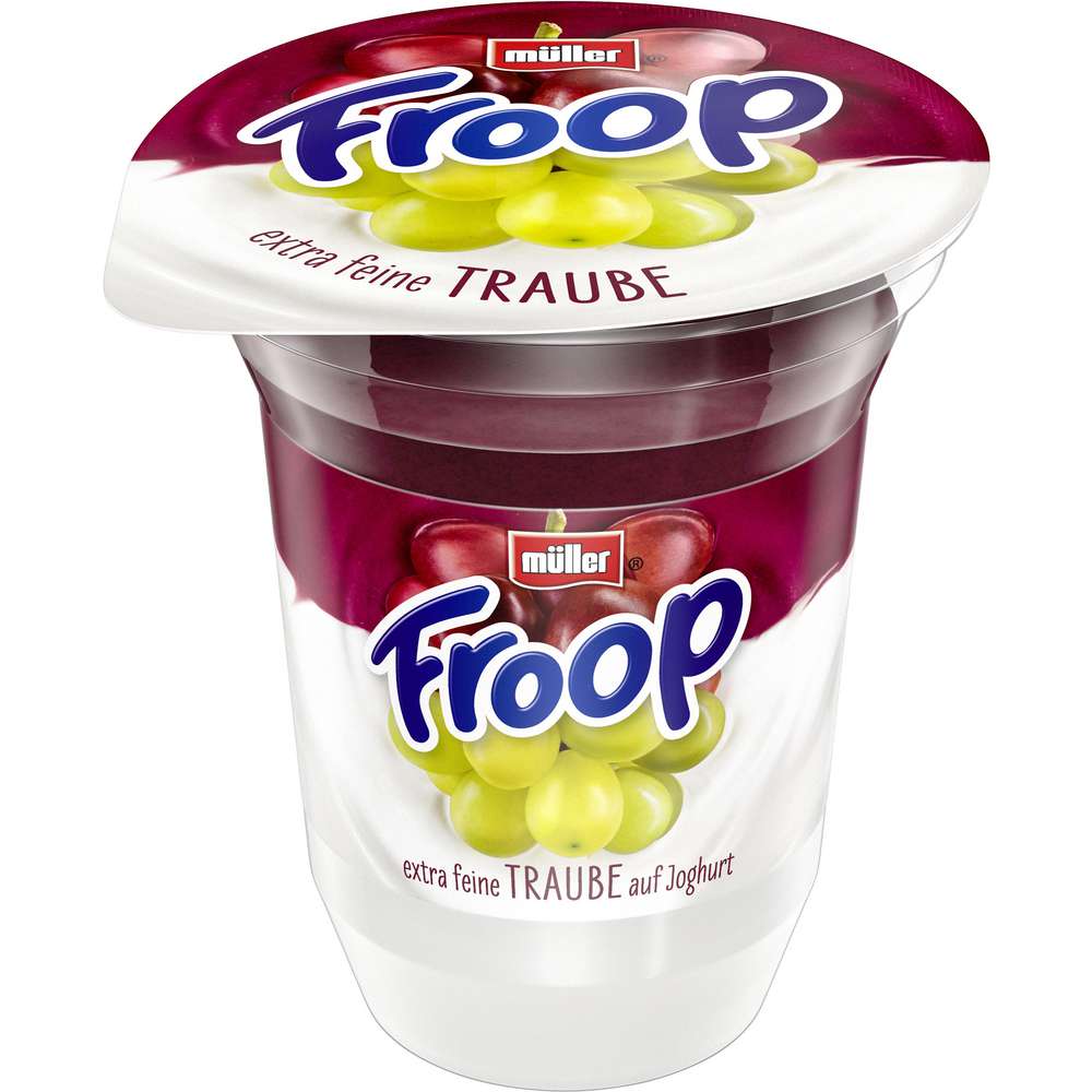 Froop Joghurt, Traube von Müller ⮞ Jetzt entdecken! | Globus