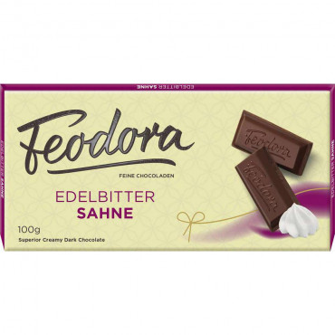 Tafelschokolade, Edelbitter/Sahne