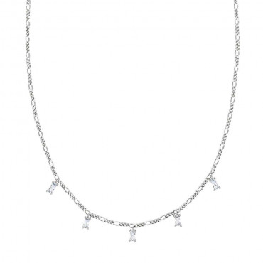Damen Halskette mit Anhänger aus Silber 925 mit Zirkonia (4056874027038)