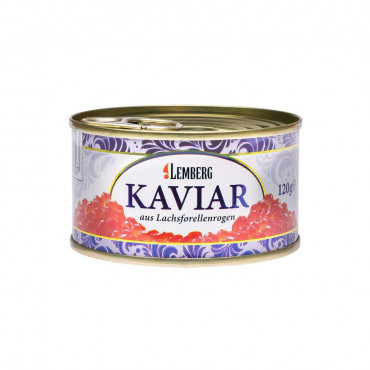 Kaviar aus Lachsforellenrogen