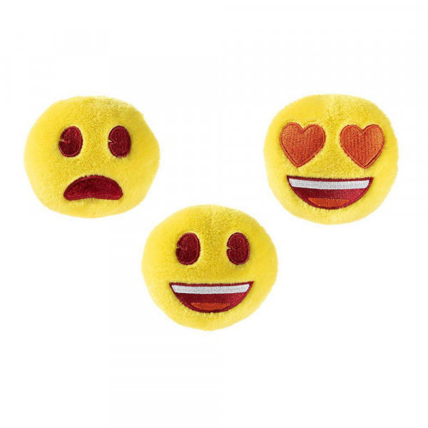 Hundespielzeug Emoji Quietsche-Bällchen