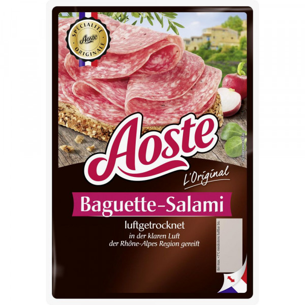 Luftgetrocknete Baguette-Salami