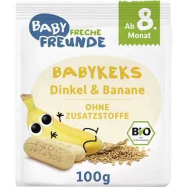Bio Baby-Keks Baby, Banane & Dinkel