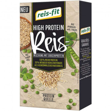 Reis High Protein, Mischung mit Erbsenprotein