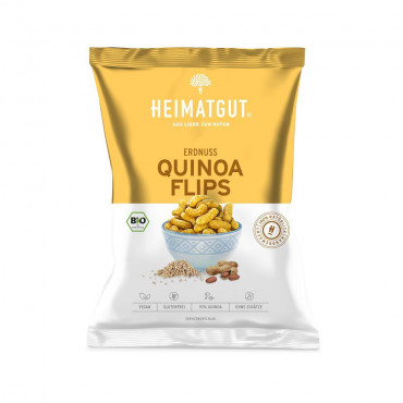Bio Erdnuss-Quinoa-Flips
