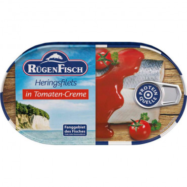 Heringsfilets in Tomaten-Creme