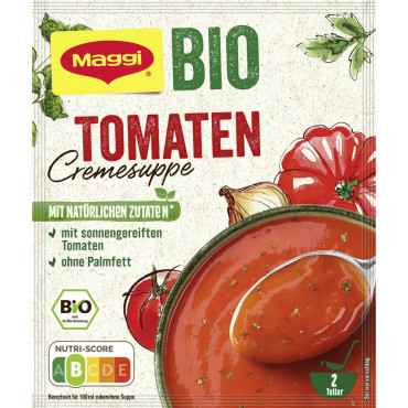 Bio Tomaten-Cremesuppe, 2 Teller
