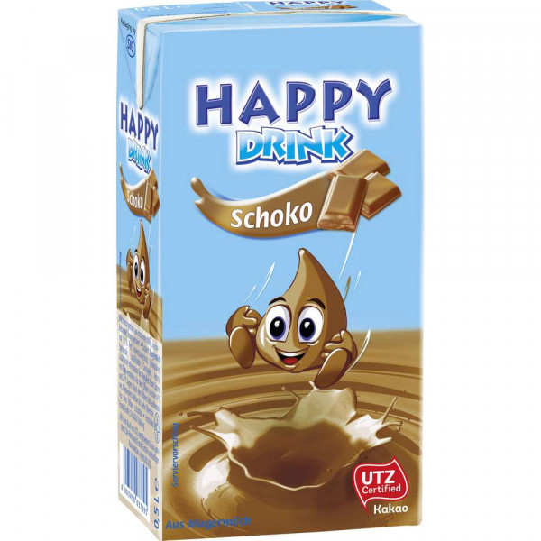 Milchgetränk Happy Drink, H-Kakao 0,1%