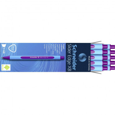 Kugelschreiber Slider Edge extra breit, violett