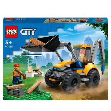 LEGO City 60385 Radlader Set Bagger-Spielzeug für Kinder mit Minifiguren