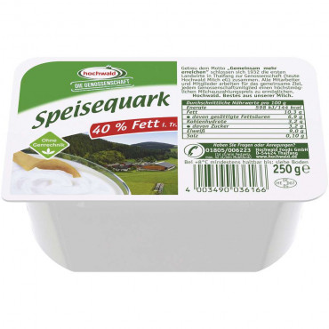 Speisequark 40% Fett
