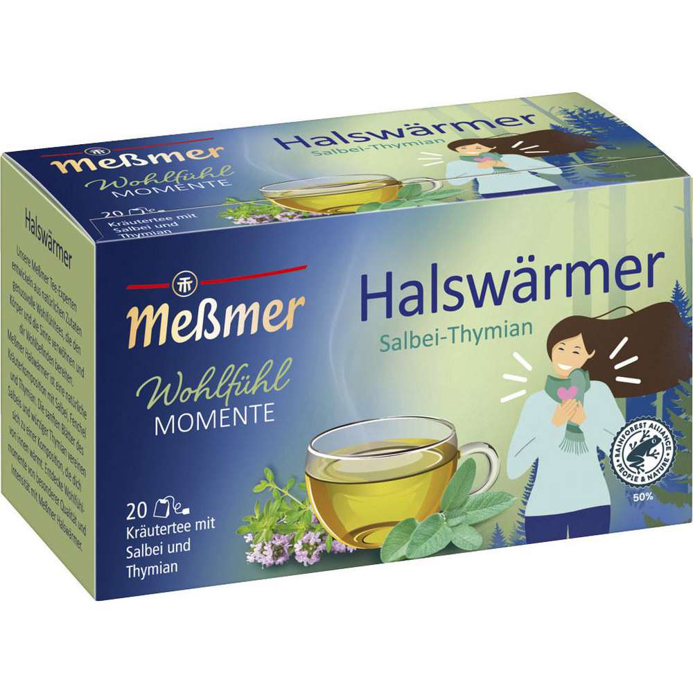 Kräuter-Tee Halswärmer, Salbei-Thymian von Messmer