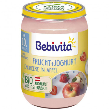 Baby Fruchtjoghurt, Erdbeer/Apfel