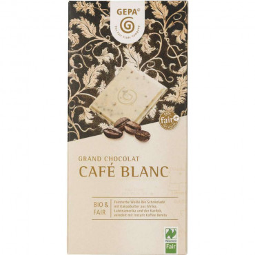 Bio Tafelschokolade, Grand Chocolat, Café Blanc