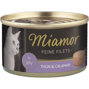 Katzan-Nassfutter Feine Filets, Thunfisch/Calamari