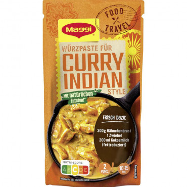 Food Travel Würzpaste, Curry Indian Style