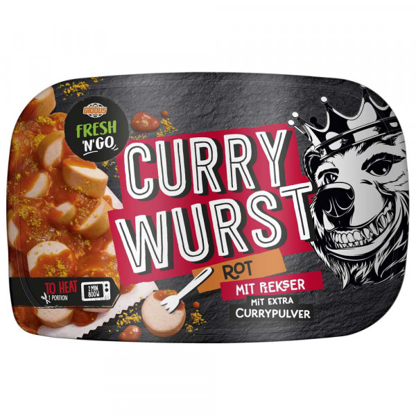 Currywurst, rot
