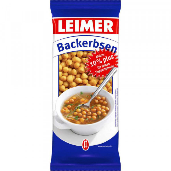 Backerbsen + 10%