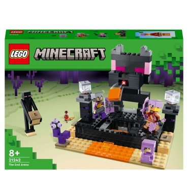LEGO Minecraft 21242 Die End-Arena Set, Action-Spielzeug mit Enderdrache