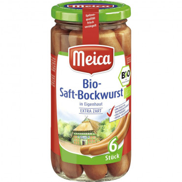 6 Bio Saft-Bockwurst