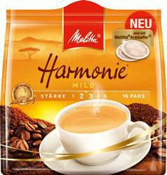 Kaffee Pads Harmonie, mild (5 x 112 Gramm)